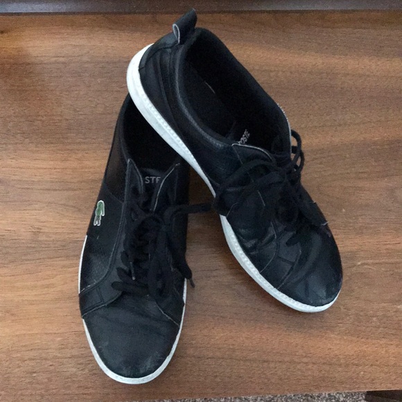 Lacoste Other - Lacoste Men’s Black Leather Sneaker